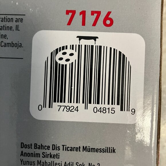 Weber Gray Grill Cover For 22in Round Charcoal Grills NIB - Picture 4 of 6